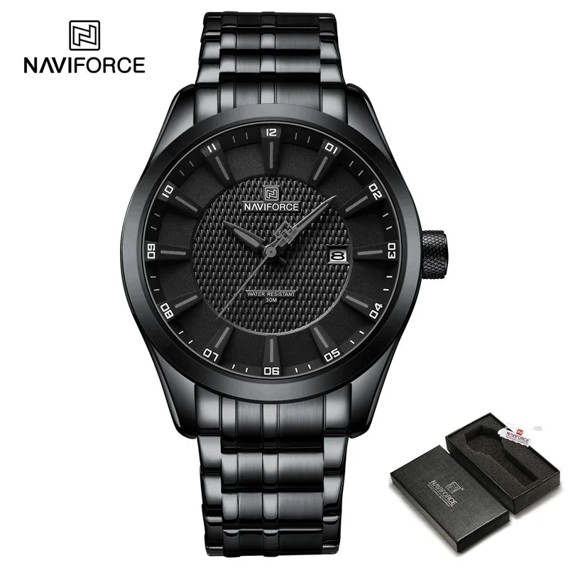 New Design Men Watches Simple Fashion Wristwatch Casual Male Quartz Stainless Steel Strap Watch