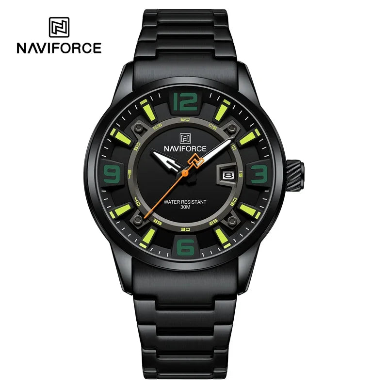 Classic Watches For Men  Calendar Quartz Wristwatches Luxury Waterproof Luminous Watch