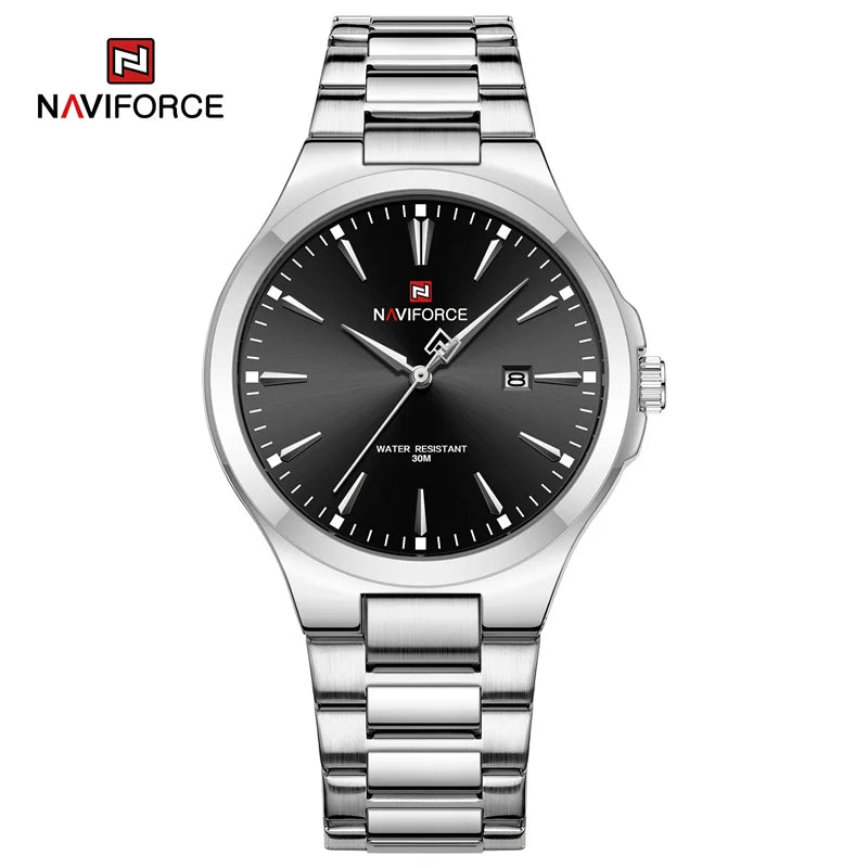 Fashion Watches for Men Stainless Steel Simple Elegant Watch  Male Waterproof Wrist watch