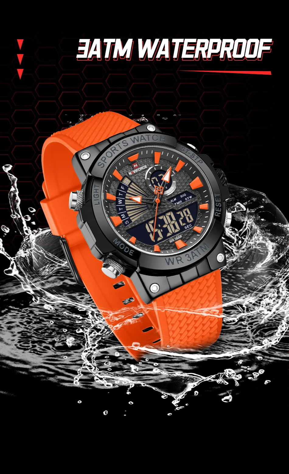 Lover’s Watches for Men and Women Fashion Digital Wristwatch Waterproof Clock Couple Watch Gifts Set for Sale