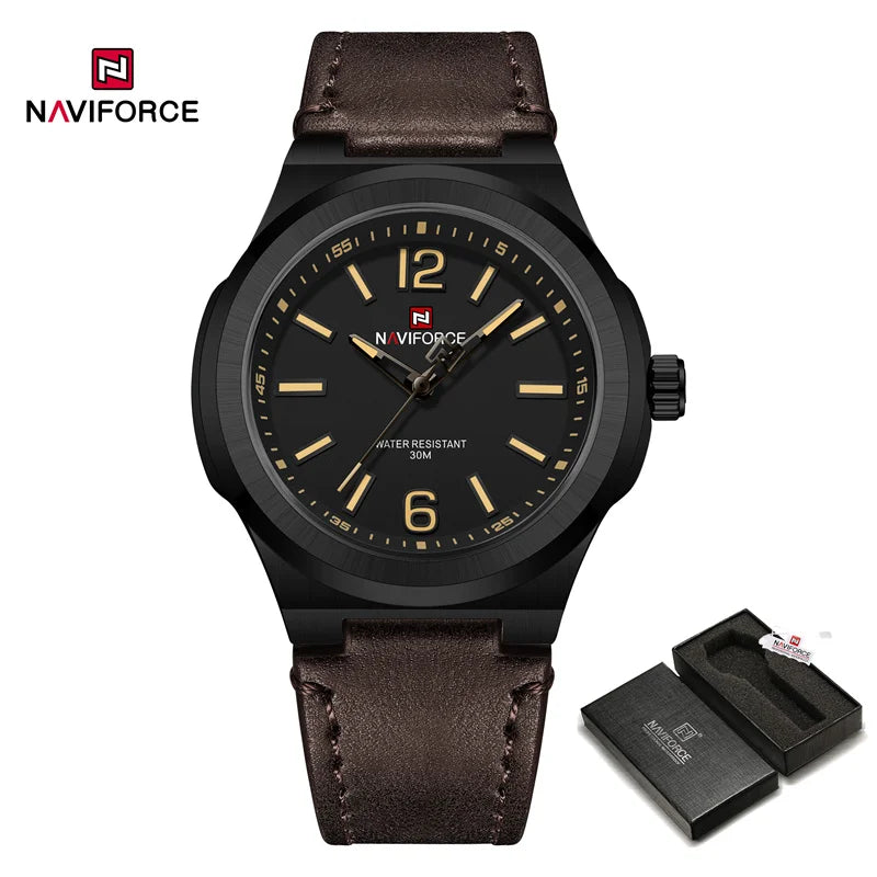 New Watch For Men Sport Waterproof Watch High Quality Fashion PU Strap Male Quartz Wristwatches