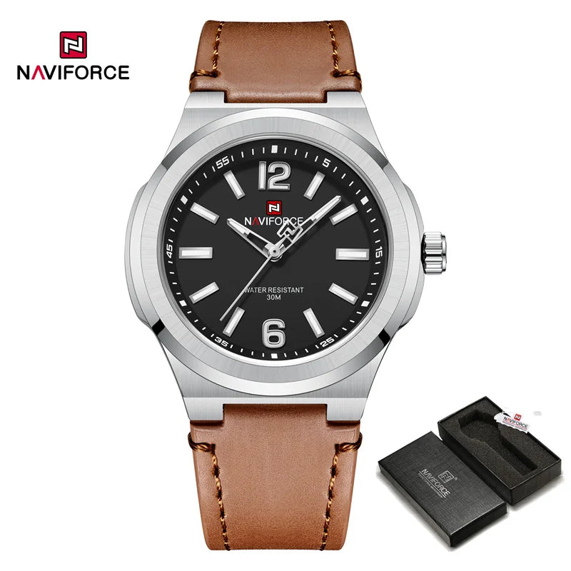 New Watch For Men Sport Waterproof Watch High Quality Fashion PU Strap Male Quartz Wristwatches