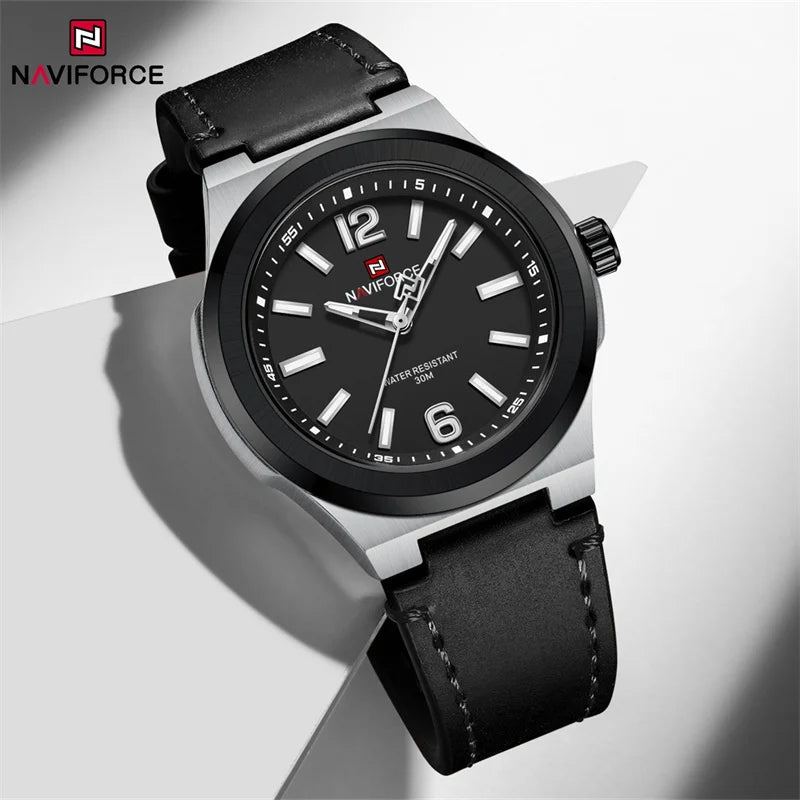 New Watch For Men Sport Waterproof Watch High Quality Fashion PU Strap Male Quartz Wristwatches