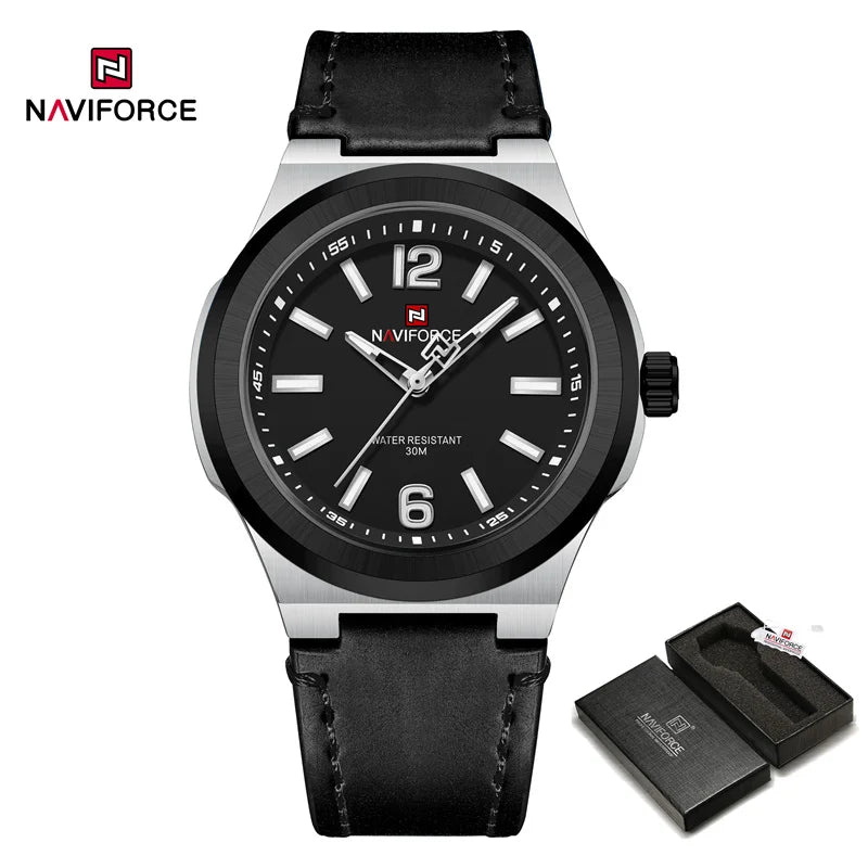 New Watch For Men Sport Waterproof Watch High Quality Fashion PU Strap Male Quartz Wristwatches