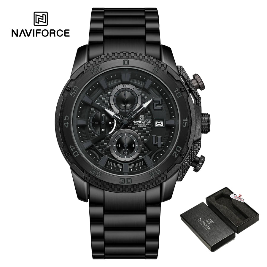 Watch for Men Stainlesssteel Waterproof Sport Watches Fashion Man Wristwatch