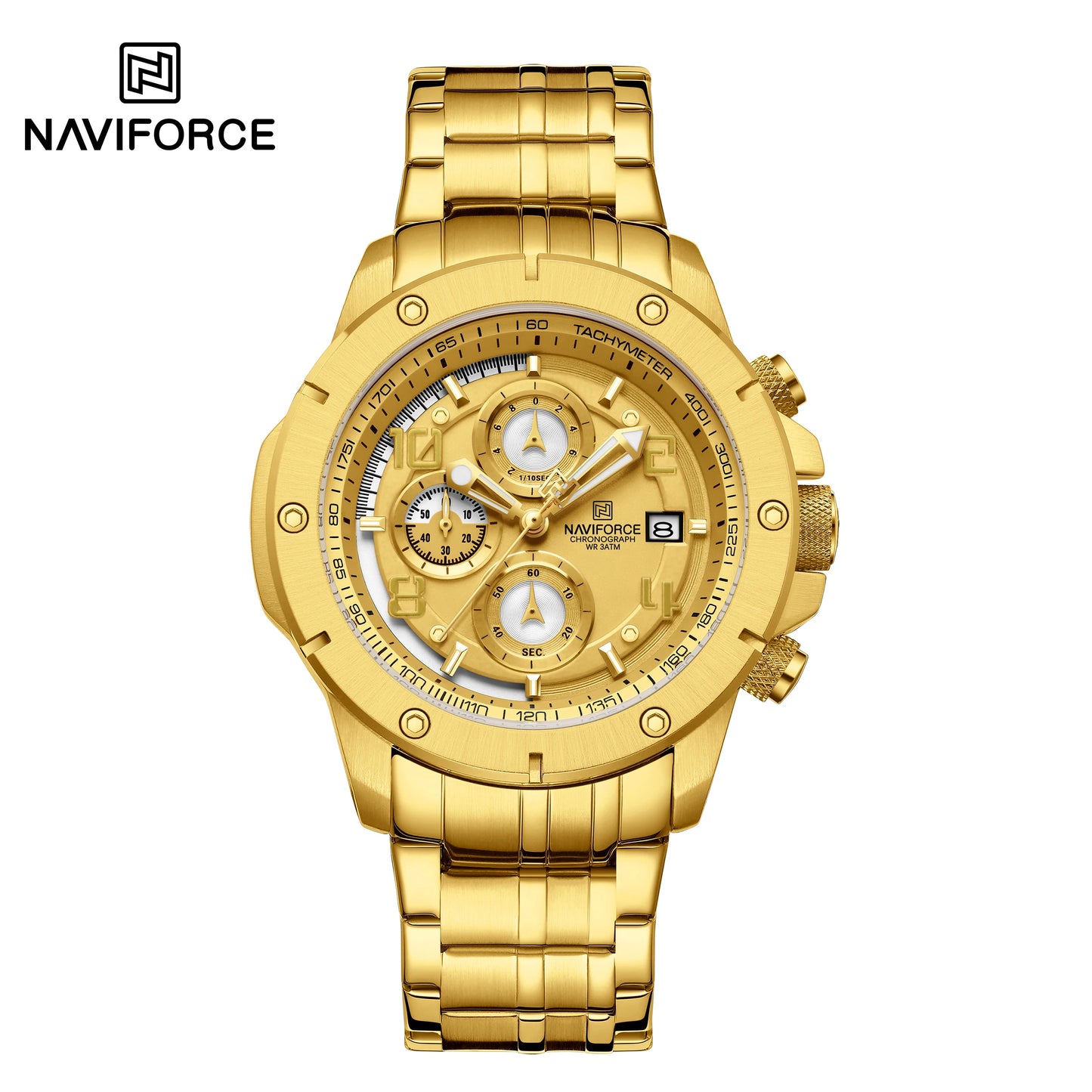 Quartz Watch Business Wristwatch Steel Casual Chronograph Watch Fashion Luxury Waterproof