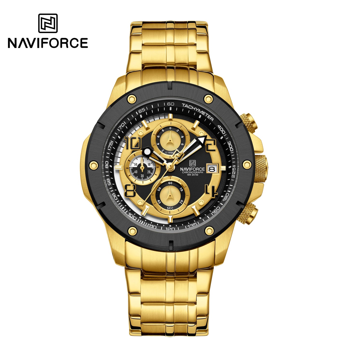 Quartz Watch Business Wristwatch Steel Casual Chronograph Watch Fashion Luxury Waterproof