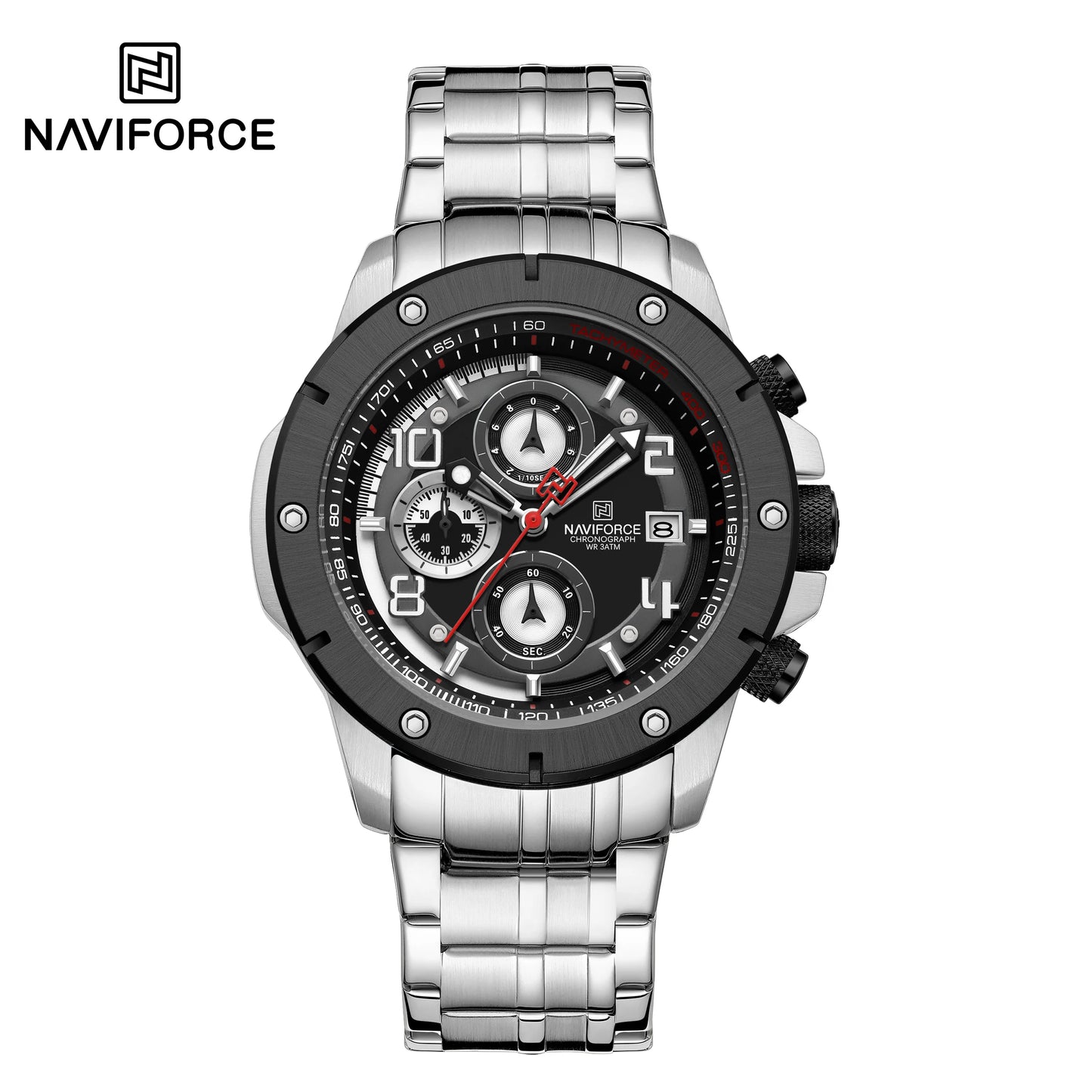 Quartz Watch Business Wristwatch Steel Casual Chronograph Watch Fashion Luxury Waterproof