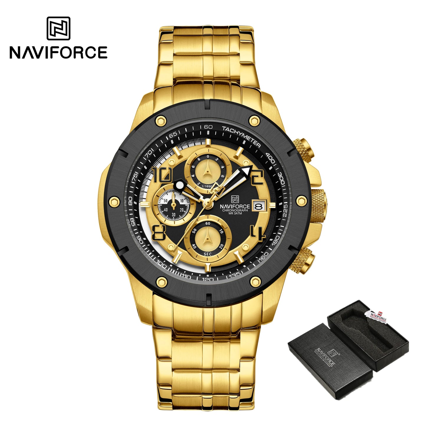 Quartz Watch Business Wristwatch Steel Casual Chronograph Watch Fashion Luxury Waterproof