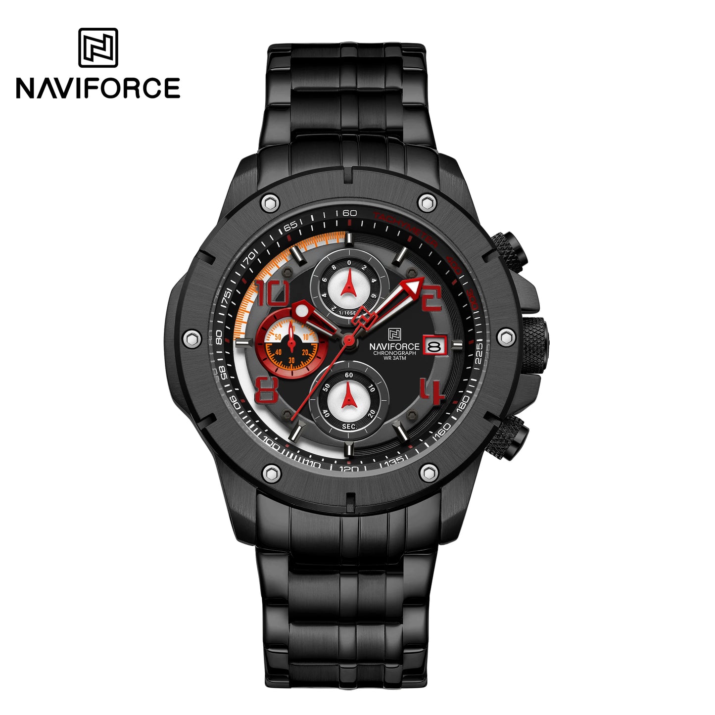 Quartz Watch Business Wristwatch Steel Casual Chronograph Watch Fashion Luxury Waterproof