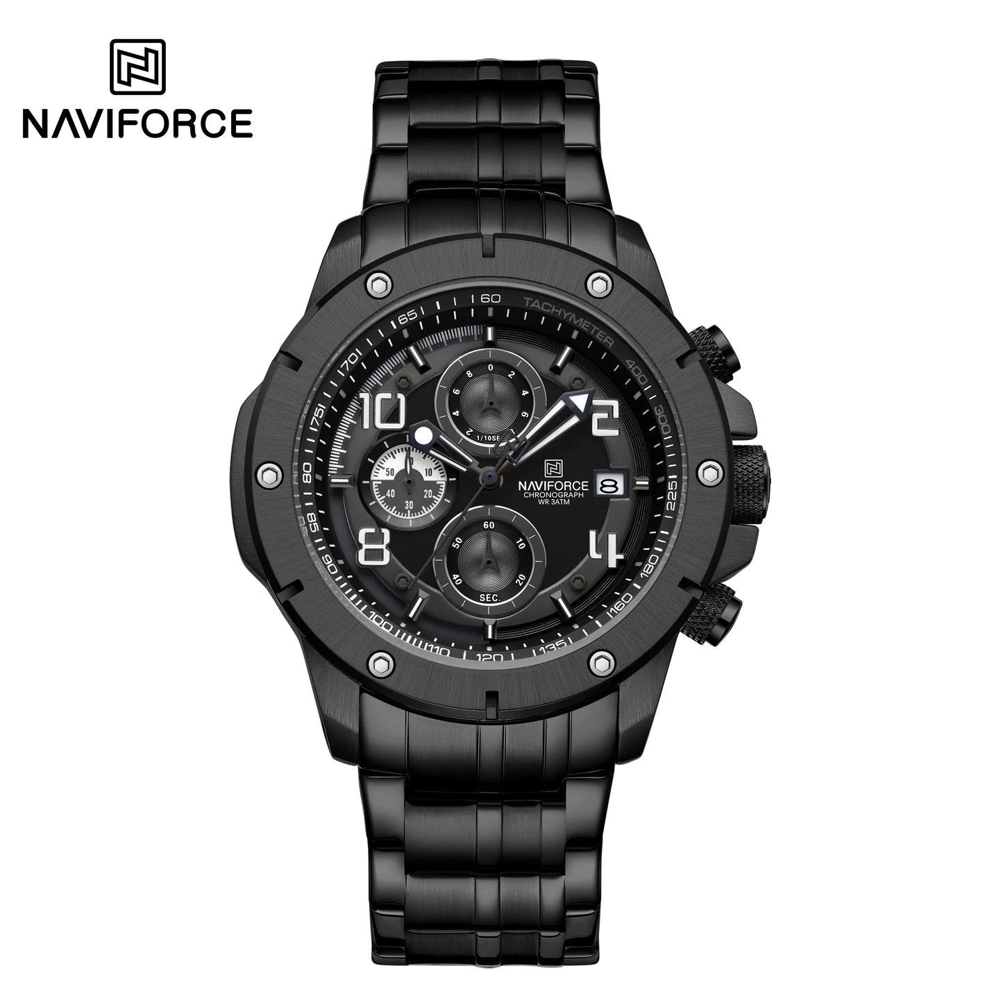 Quartz Watch Business Wristwatch Steel Casual Chronograph Watch Fashion Luxury Waterproof