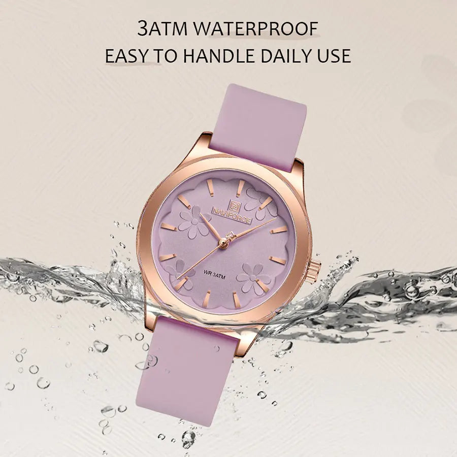 Simple Fashion Quartz Wristwatches Women Wrist Watches Silicone Strap Waterproof Watch