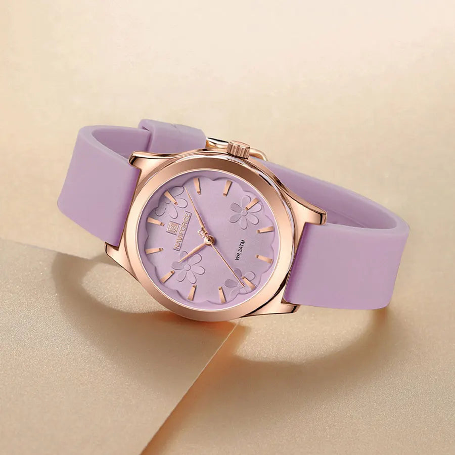 Simple Fashion Quartz Wristwatches Women Wrist Watches Silicone Strap Waterproof Watch