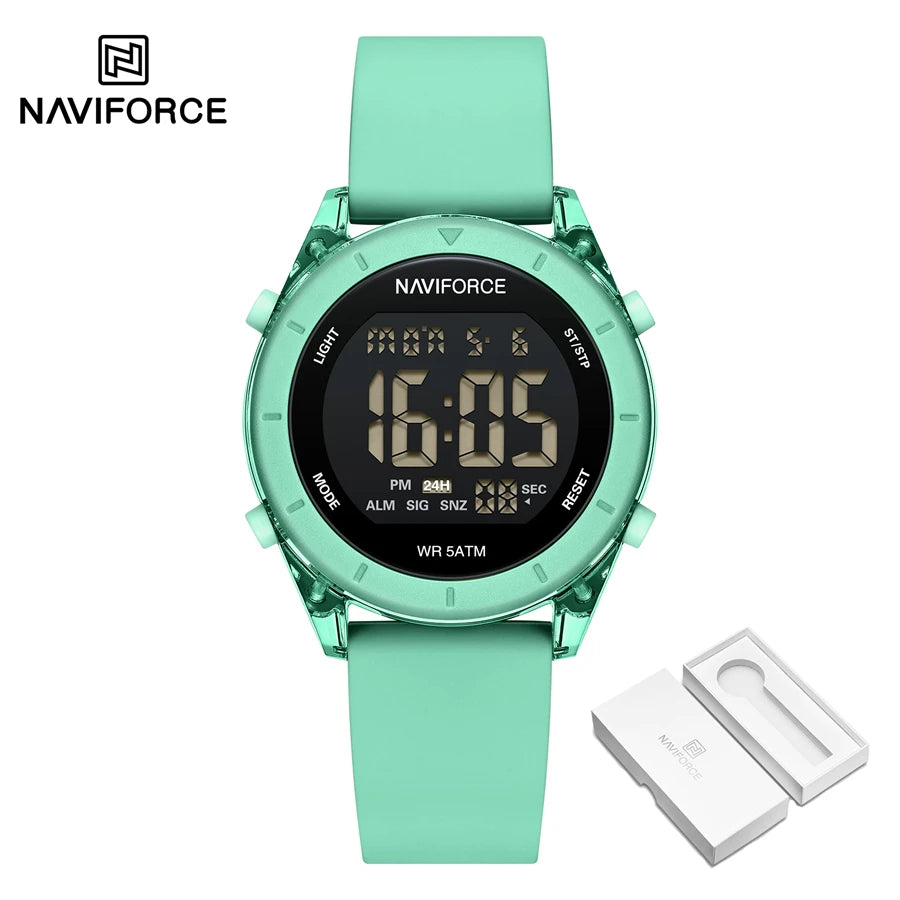 Sports Watch 2024 New Fashion Watches Waterproof Electronic LED Luminous Wristwatch Women's Sport Digital Round Watch