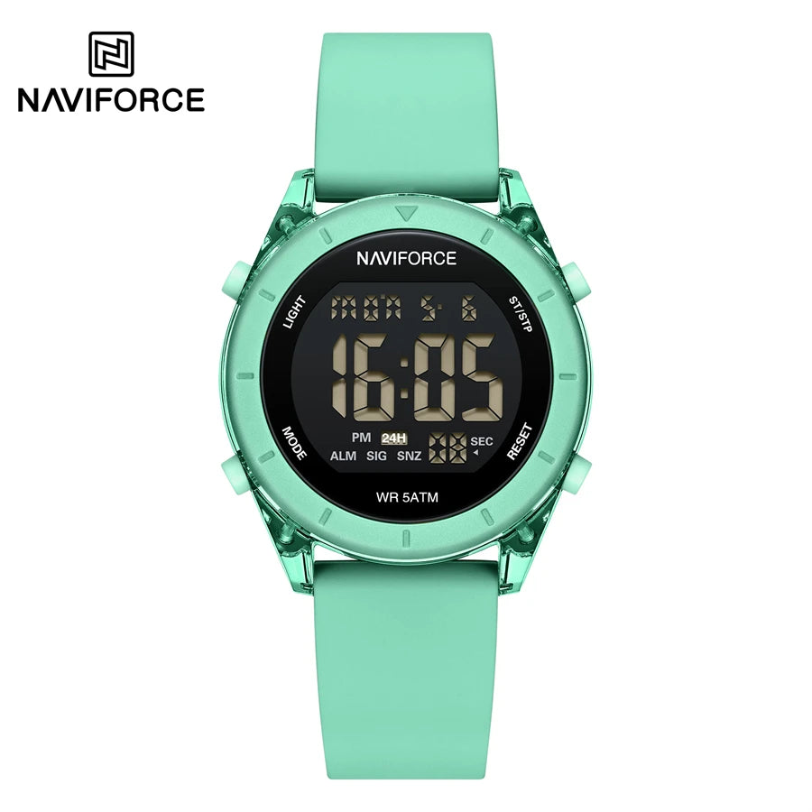 Sports Watch 2024 New Fashion Watches Waterproof Electronic LED Luminous Wristwatch Women's Sport Digital Round Watch