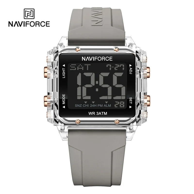 Watch For Women Digital Fashion Casual Waterproof Silicone Strap Women Lcd Date Sport Wristwatches