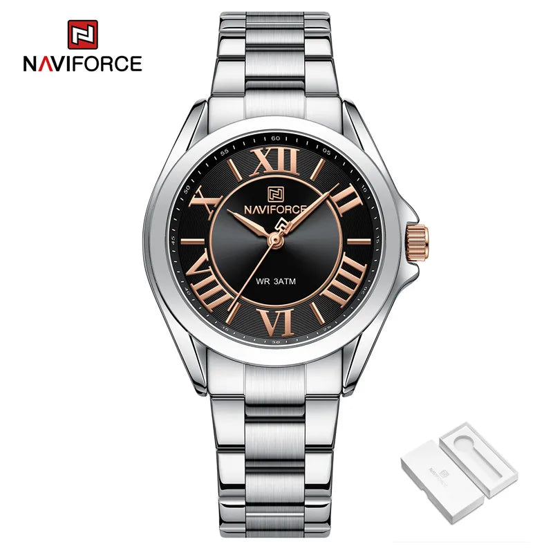 Waterproof Women Quartz Watches Female Fashion Wrist Watch Ladies Watch  Stainless Steel Band