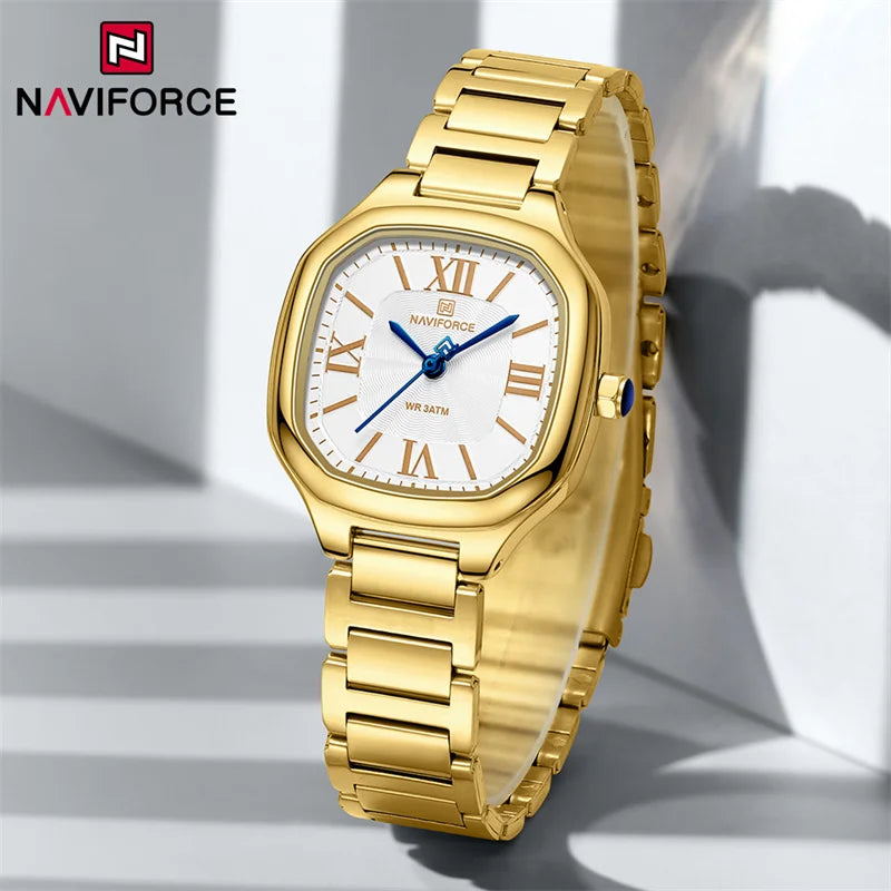 Women Luxury Watch Stainless Steel Bracelet Waterproof Simple Fashion Personality Quartz Wristwatches