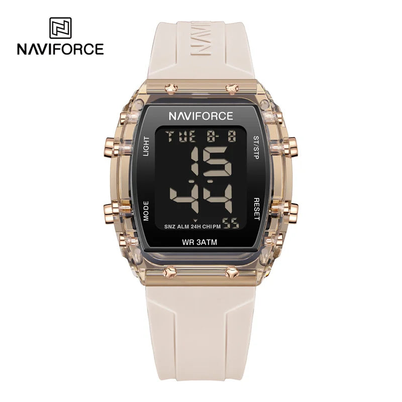 Women Watch Waterproof Square Wristwatches LED Digital Silicone Strap Sport Electronic Watch