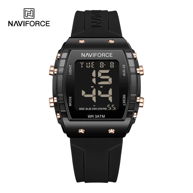 Women Watch Waterproof Square Wristwatches LED Digital Silicone Strap Sport Electronic Watch