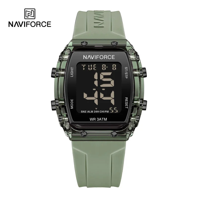 Women Watch Waterproof Square Wristwatches LED Digital Silicone Strap Sport Electronic Watch