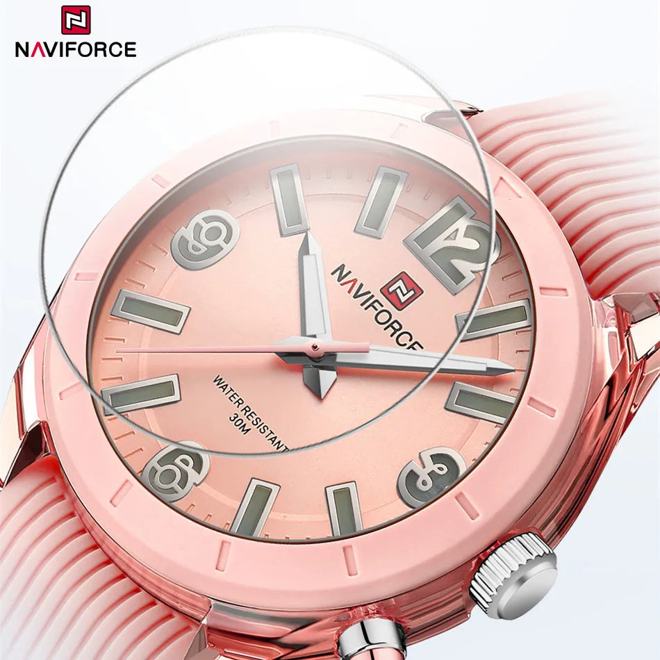 Women Watches Luxury Fashion Waterproof Silicone Bracelet Elegant Women Luminous Quartz Wristwatch