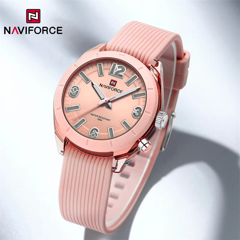 Women Watches Luxury Fashion Waterproof Silicone Bracelet Elegant Women Luminous Quartz Wristwatch