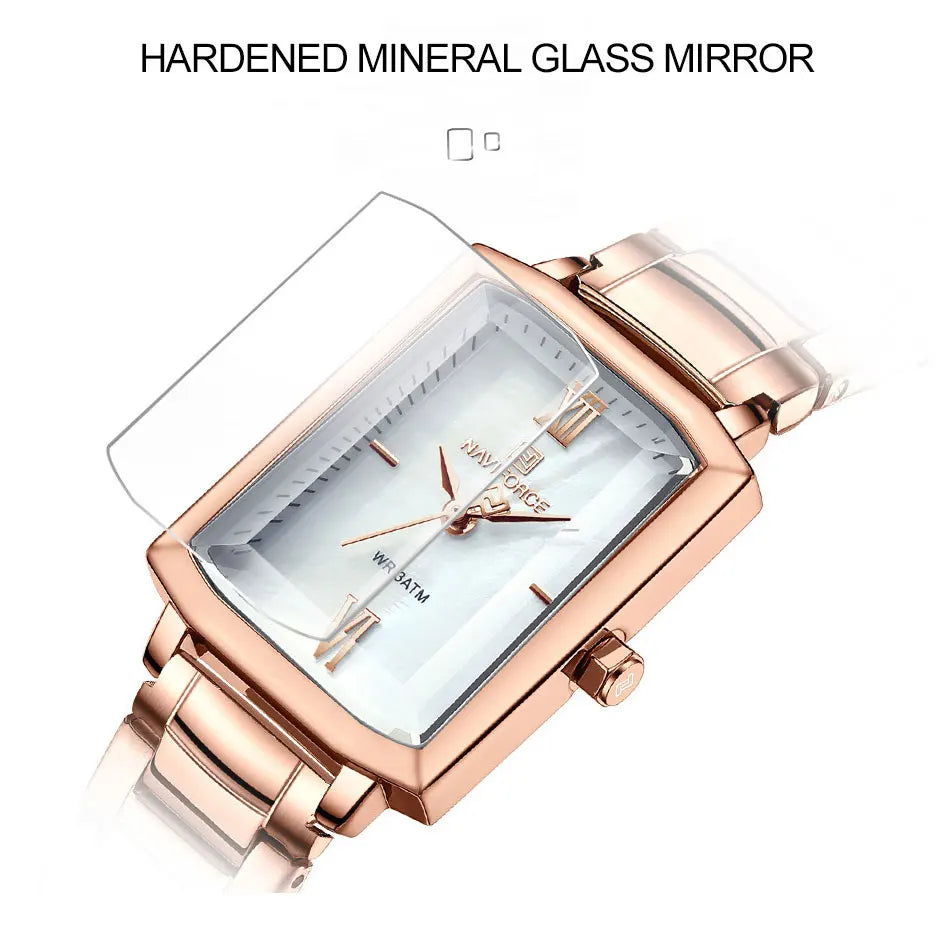 Women's Wrist Watches Women Quartz Watches Clock Stainless Steel Casual Wristwatch