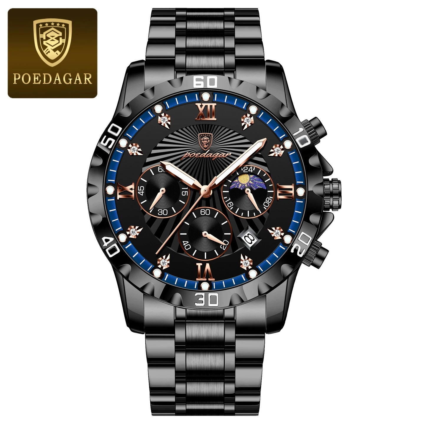 POEDAGAR Military Watch for Men