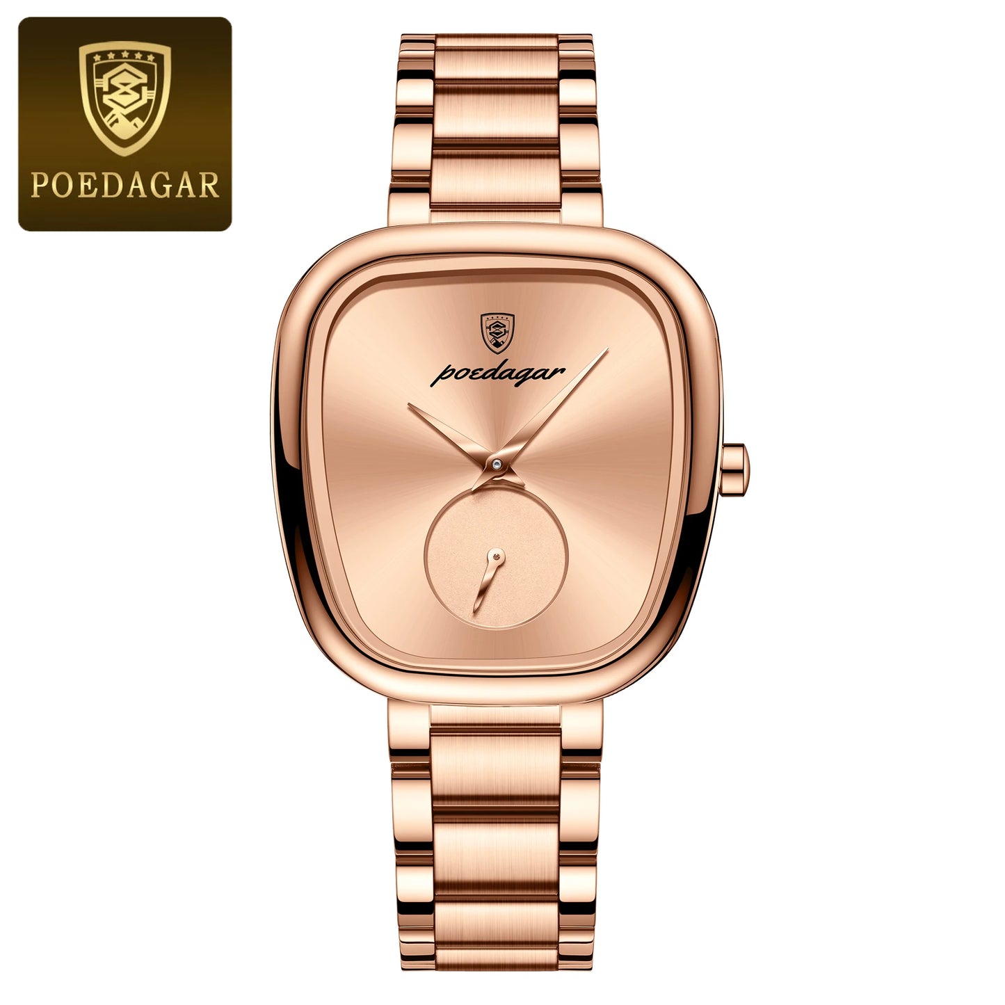 Poedagar Watch for Woman Waterproof Stainless Steel