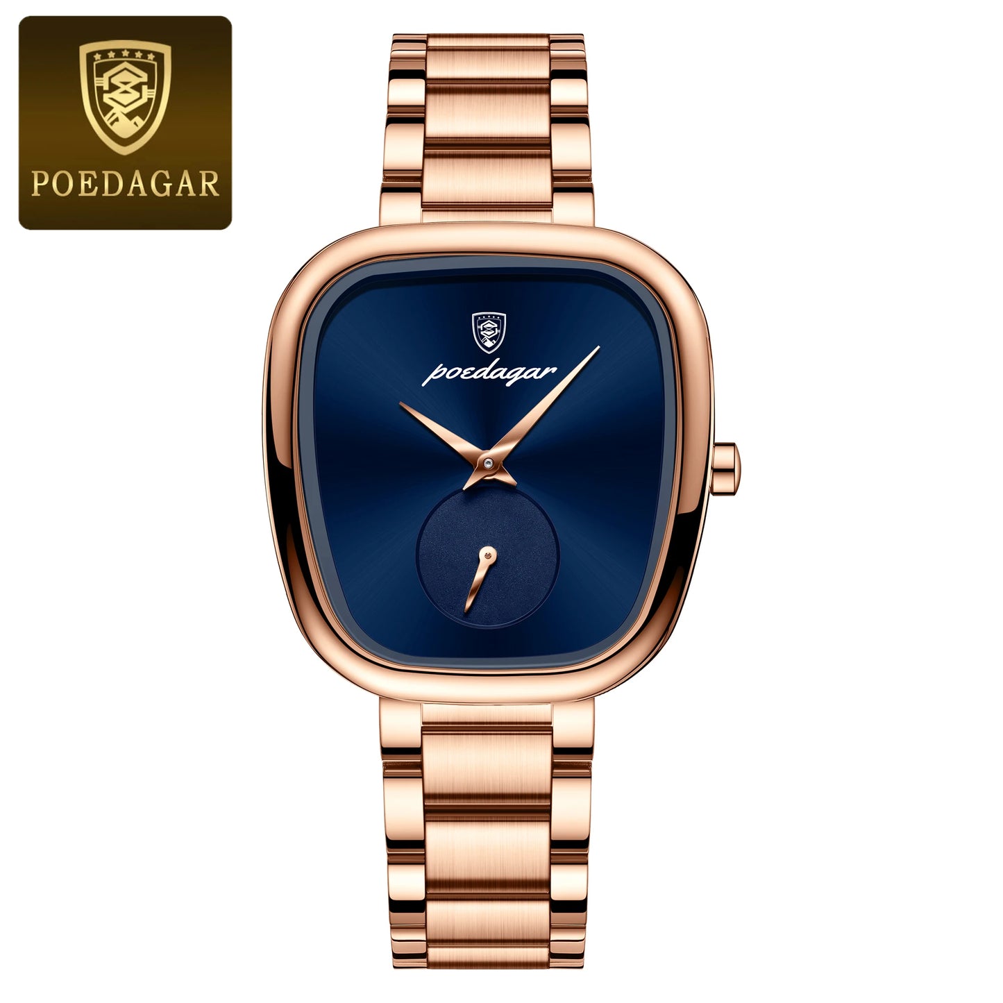 Poedagar Watch for Woman Waterproof Stainless Steel