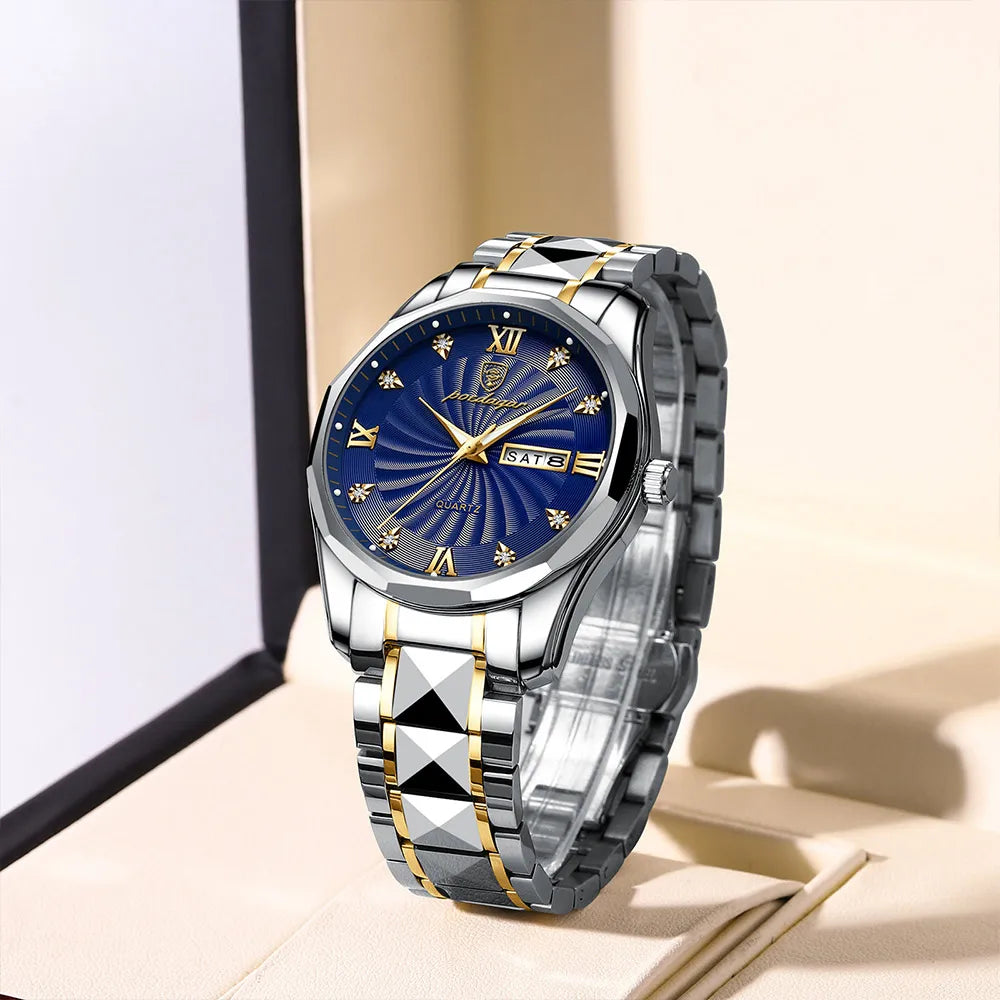 POEDAGAR Business Quartz Men's Watches