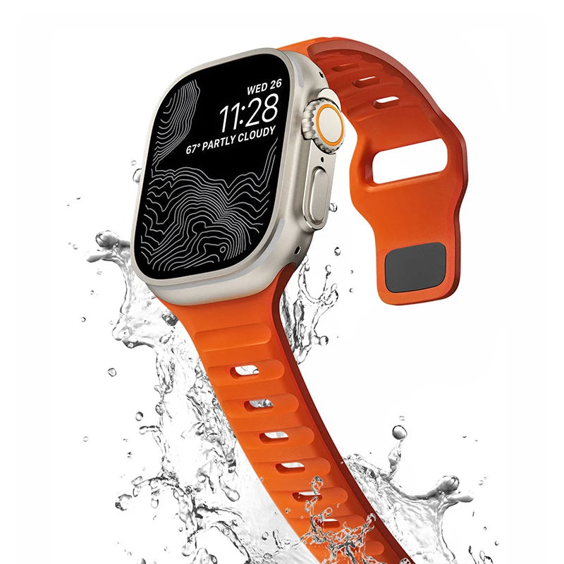 Soft Silicone Strap for Apple Watch - Ultra Sport Bands for All Series