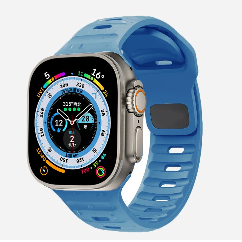 Soft Silicone Strap for Apple Watch - Ultra Sport Bands for All Series