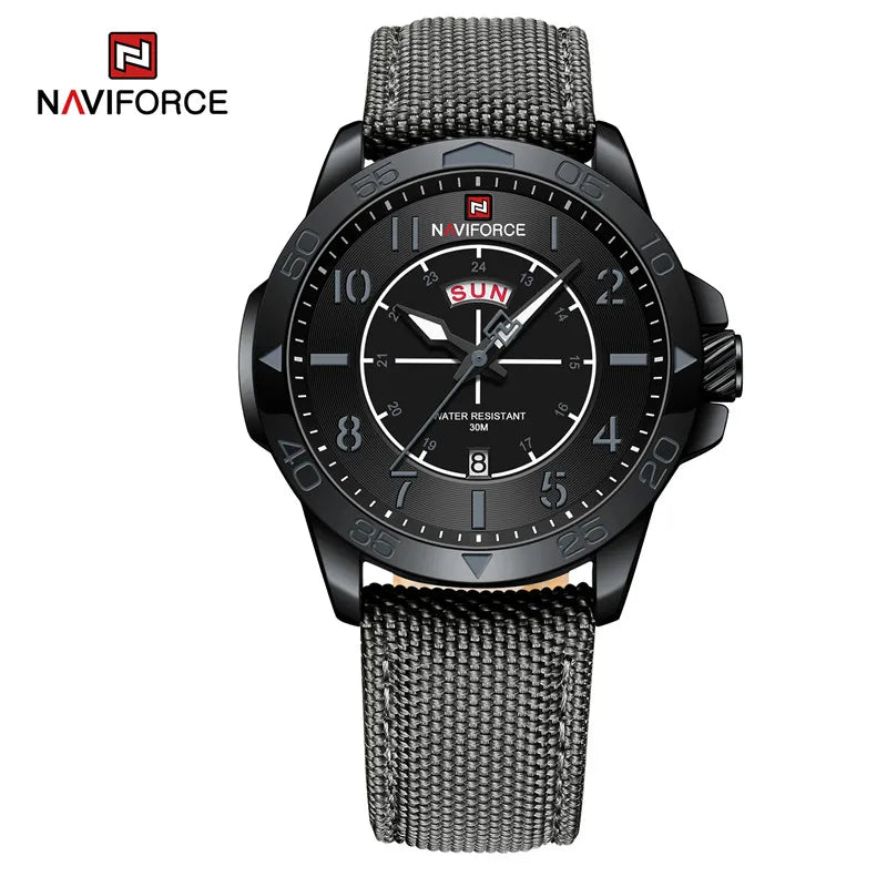 Men's Watches Waterproof Luxury Business Casual Nylon Strap Quartz Wristwatch Luminous