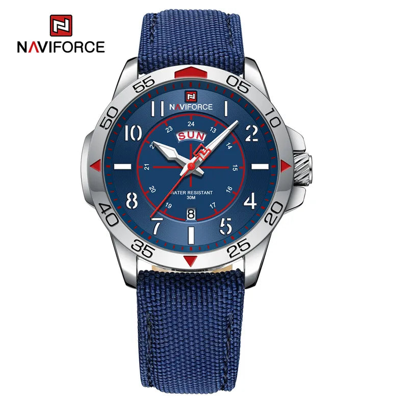 Men's Watches Waterproof Luxury Business Casual Nylon Strap Quartz Wristwatch Luminous