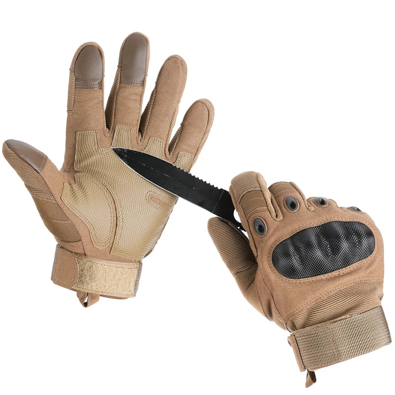 Touch Screen Tactical Gloves | Hard Knuckle Moto Racing Gloves