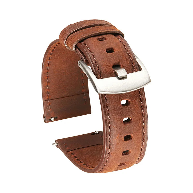 Geniune Calf Leather Watchbands quick release 20mm 22mm Watch Strap For Watch