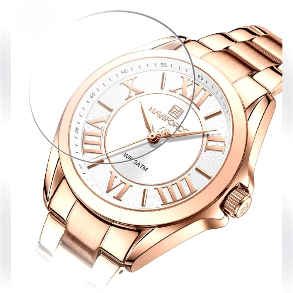 Waterproof Women Quartz Watches Female Fashion Wrist Watch Ladies Watch  Stainless Steel Band