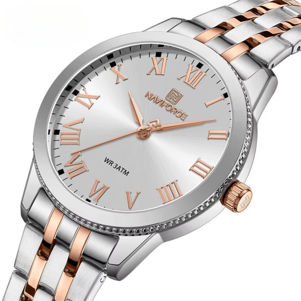 New Women's Luxury Watch Waterproof Elegant Ladies Watch Stainless Steel Bracelet Wristwatches