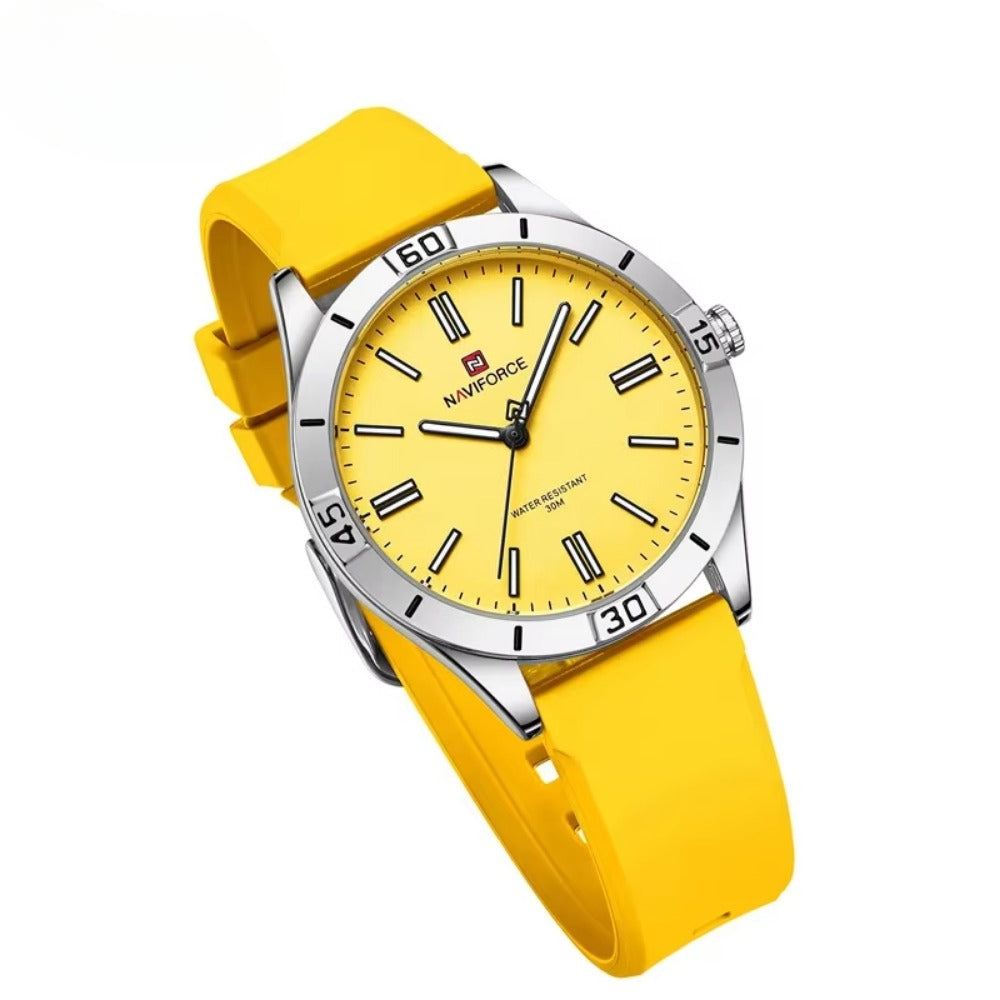 New Design Women's Simple Watch Fashion Ladies Watch Waterproof Silicone Strap Wristwatch