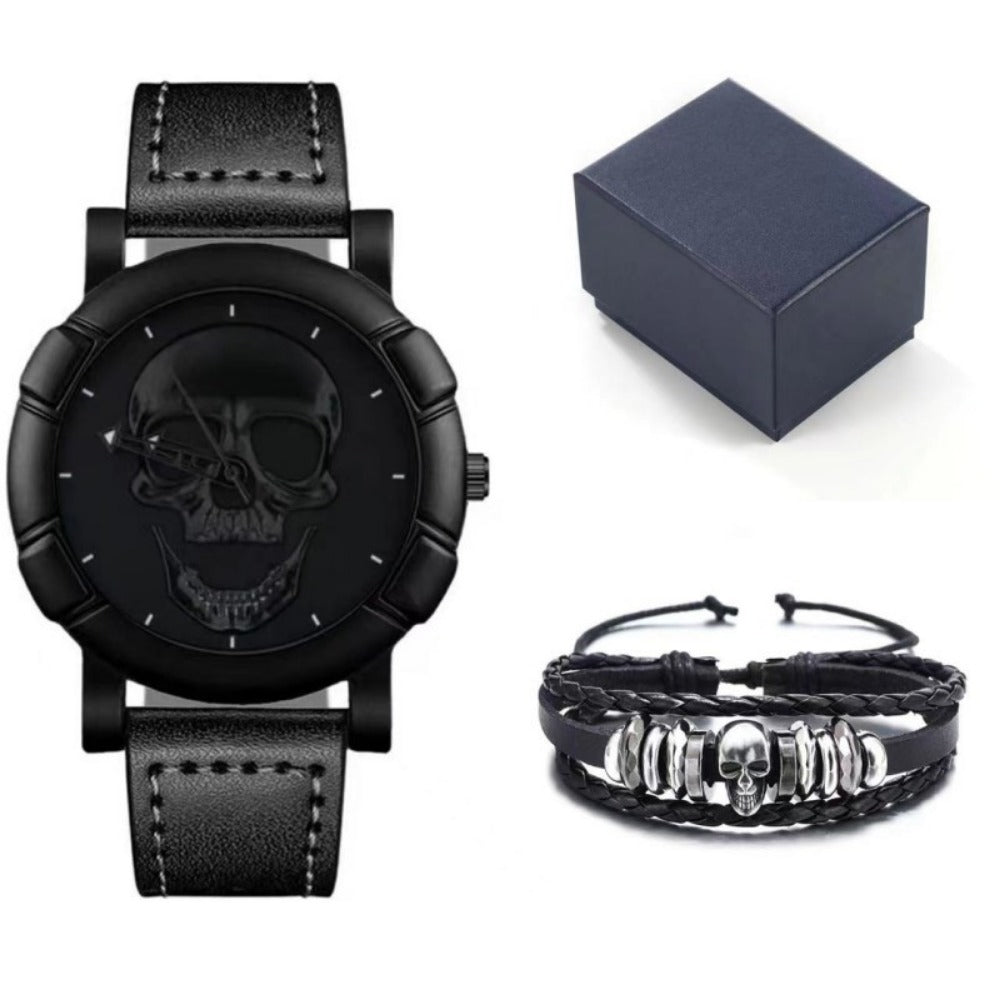 Men Leather strap Watch