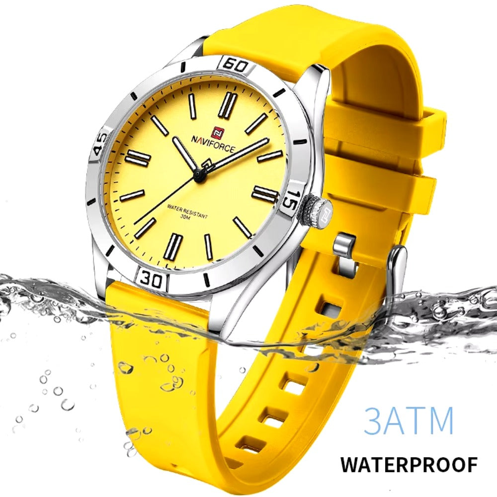 New Design Women's Simple Watch Fashion Ladies Watch Waterproof Silicone Strap Wristwatch